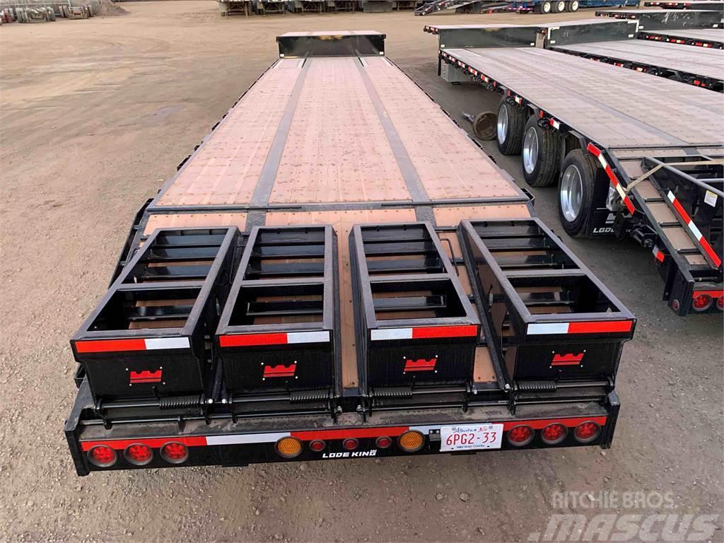 Lode King 53' Tridem Step Deck with Ramps Flatbed/Dropside semi-trailers
