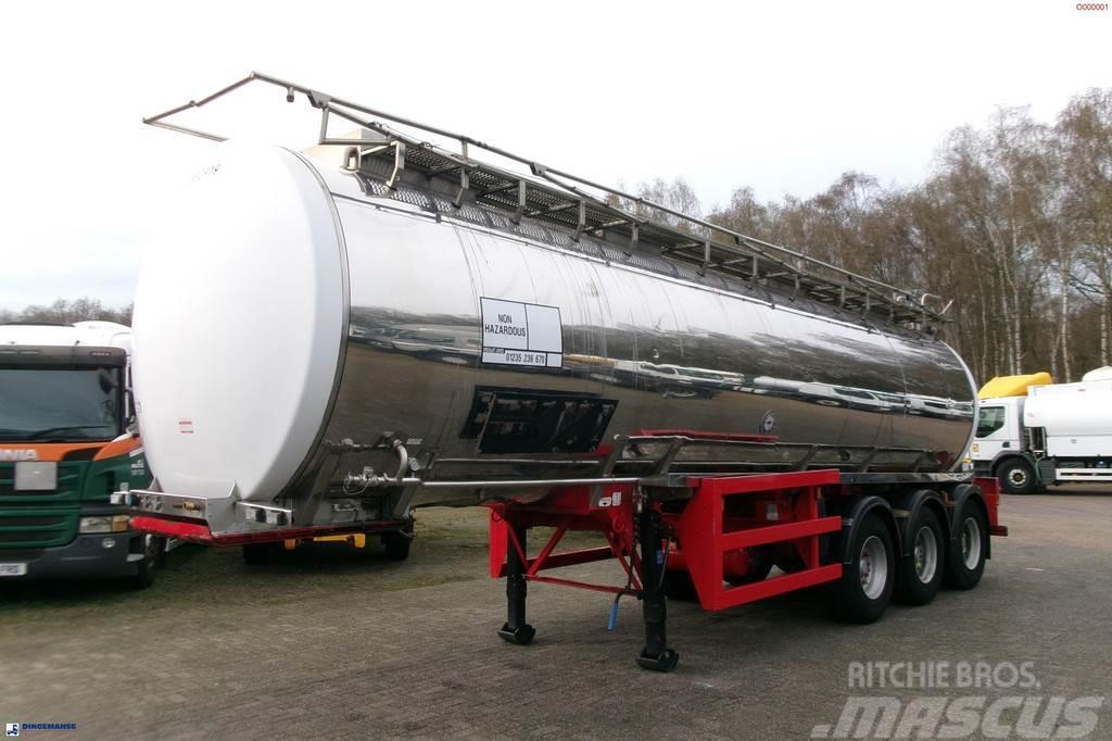 Crossland Chemical (non ADR) tank inox 30 m3 / 1 comp Tanker semi-trailers