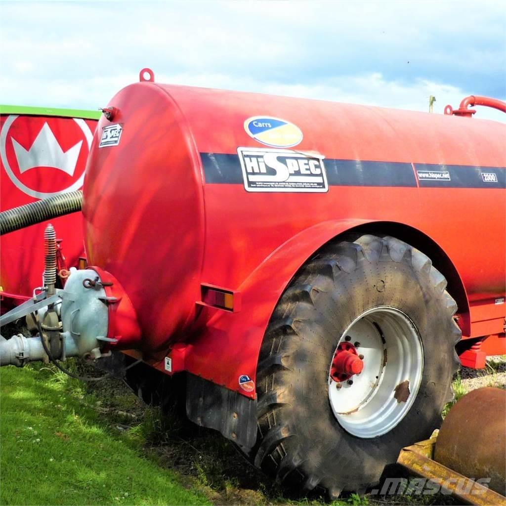 Hi-Spec 2300G TANK Slurry tankers