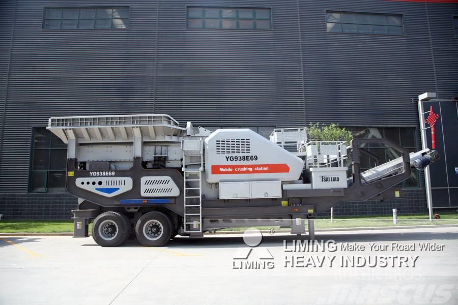Liming 150~500 TPH Mobile Primary Jaw Crusher Mobile crushers