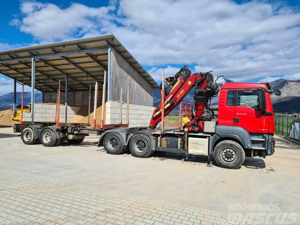 MAN TGS 33.480 6*6 Timber trucks