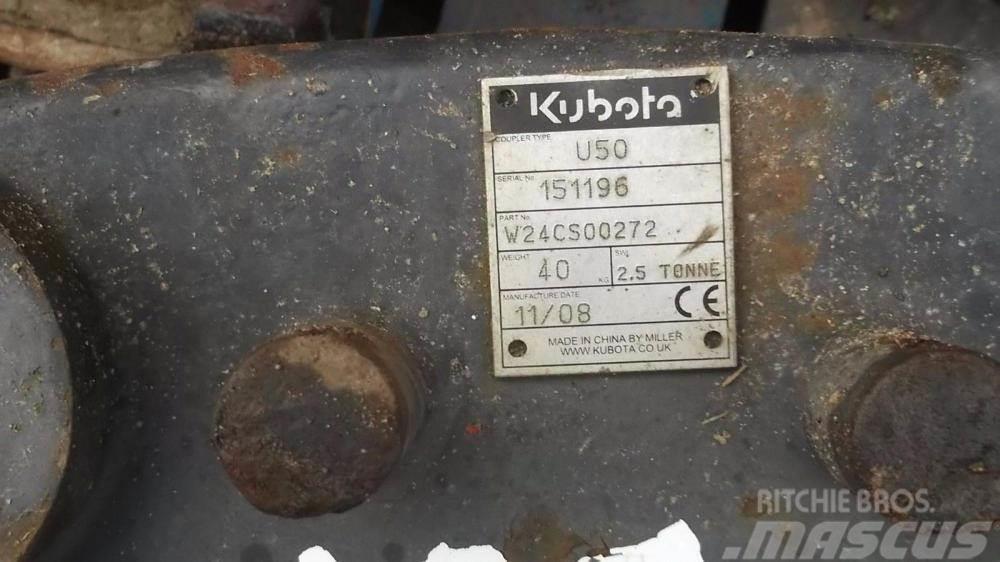  Quick Hitch - 45 mm pins - Kubota U50 2.5 tonne £3 Other components