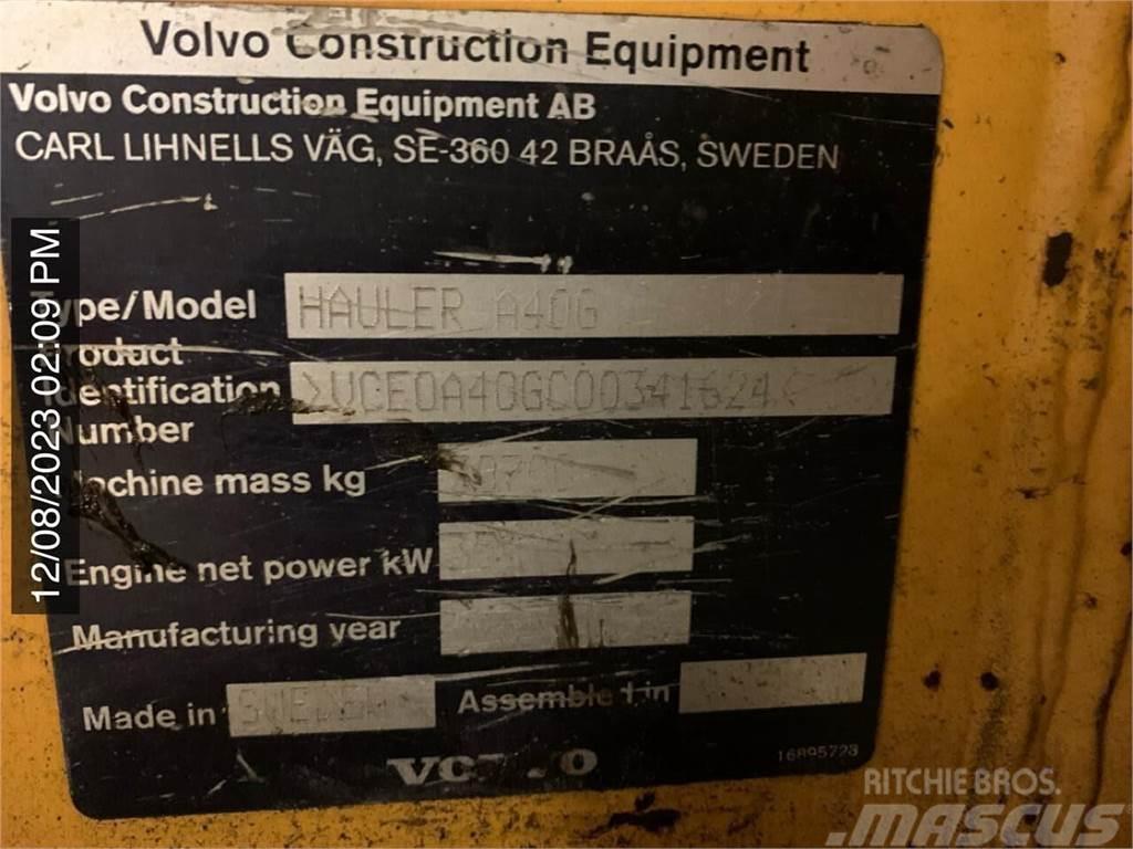 Volvo A40G Articulated Dump Trucks (ADTs)