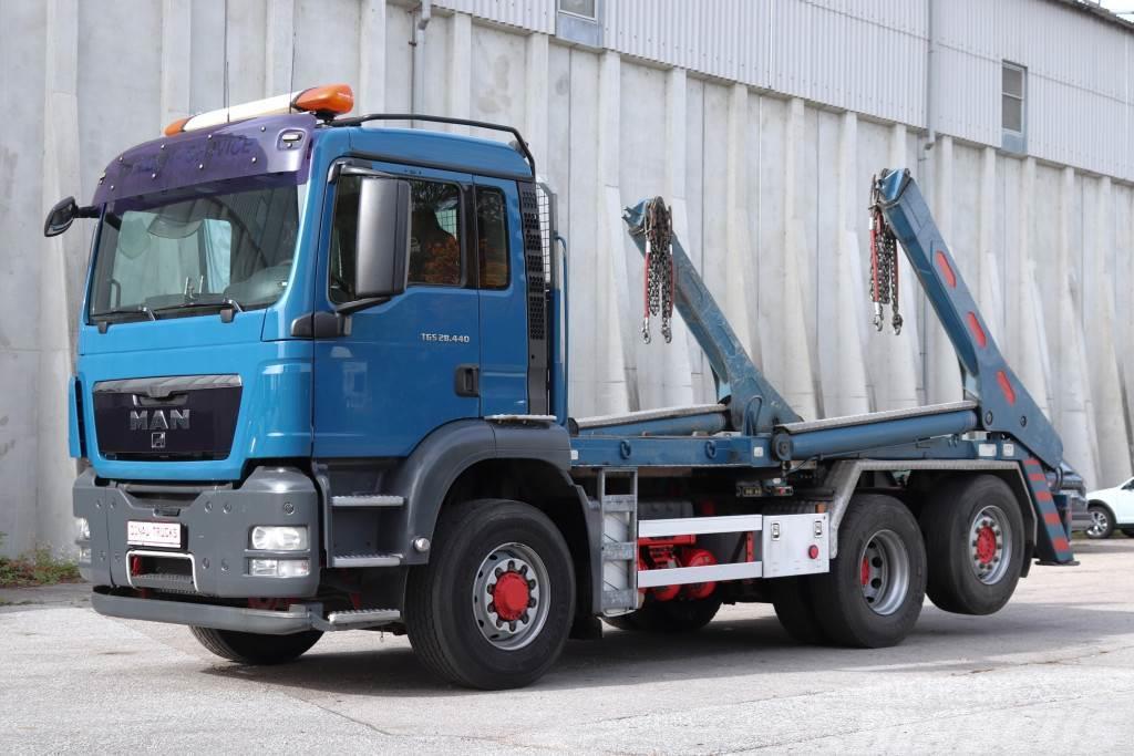 MAN TGS 28.440 4x4 6x4 Pritarder Allrad Cable lift demountable trucks