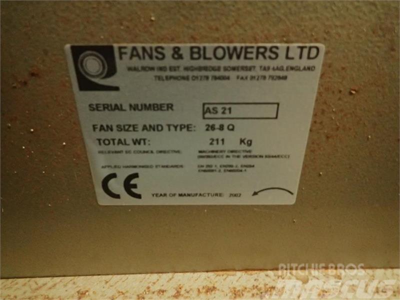  - - -  Fans og Blowers LTD Højtryk blæser 18,5 KW Grain dryers