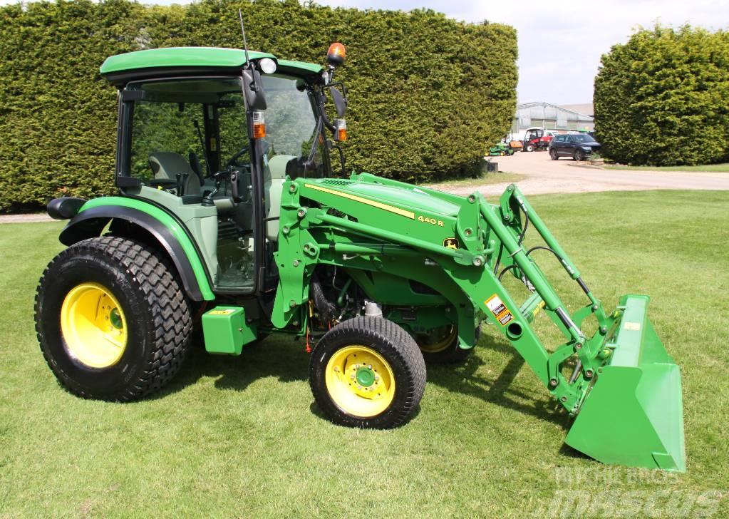 John Deere 4066R Compact tractor and JD 440R front loader Tractors