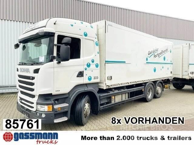 Scania R450 LB 6x2-4 Getränkekoffer, Retarder, Box body trucks