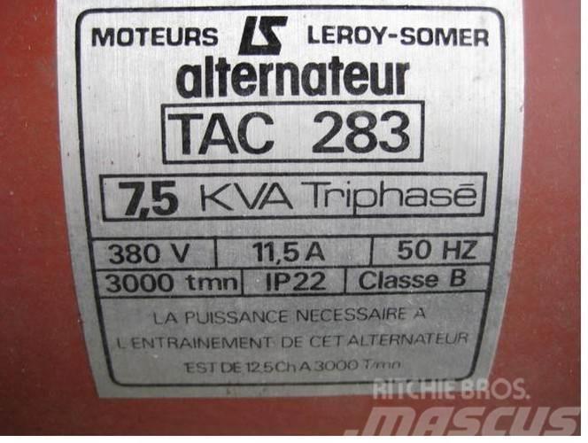  7.5 kva Leroy-Somer Type TAC 283 generator KUN TIL Other Generators