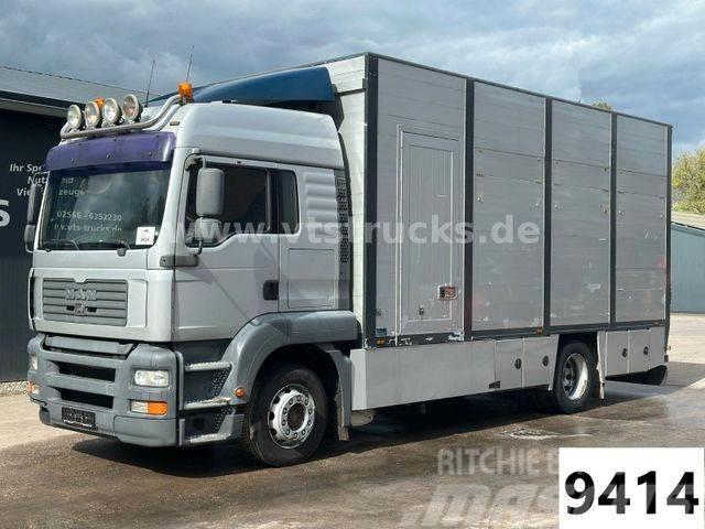 MAN TGA 18.390 4x2 1.Stock Cuppers Viehtransporter Animal transport trucks
