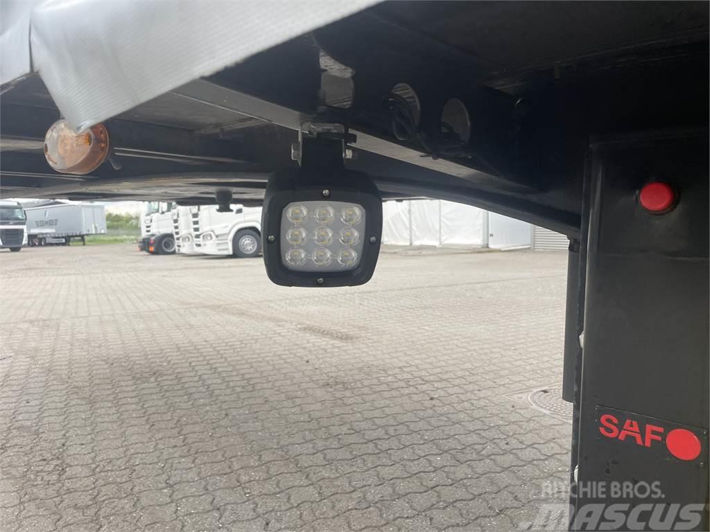 Hangler 3-aks mega gardintrailer hævetag + automatisk skyd Curtainsider semi-trailers