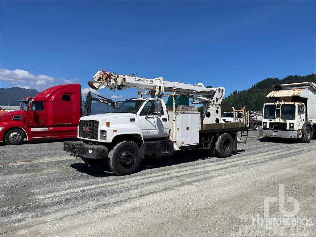 GMC C7500 Mobile drill rig trucks