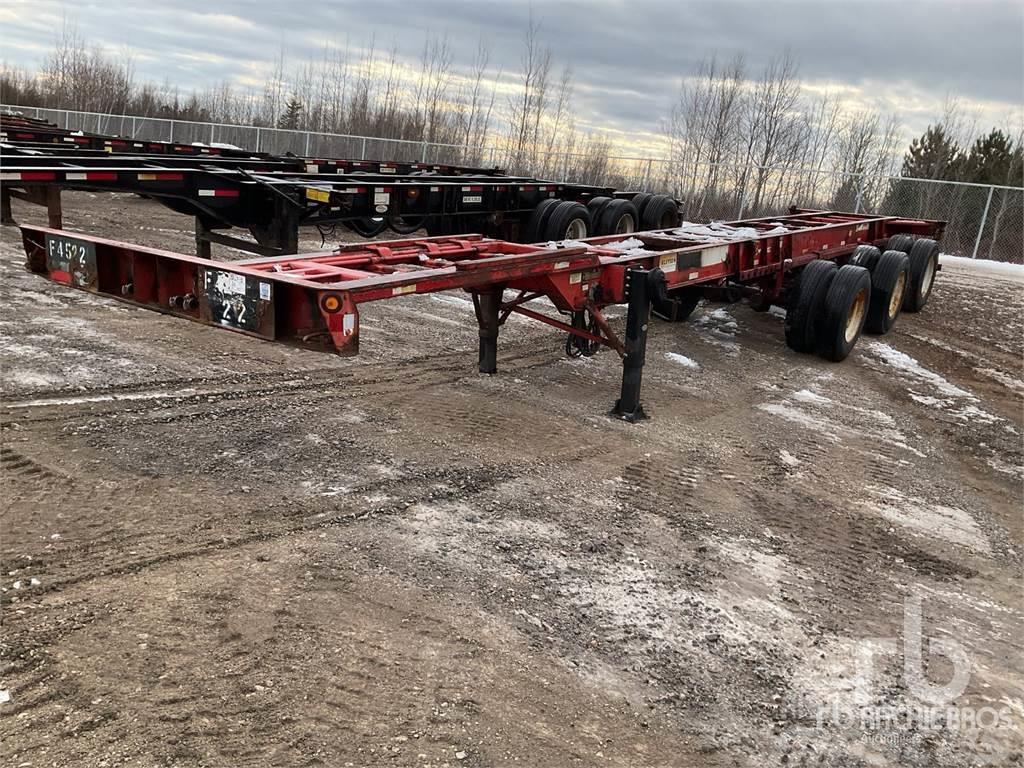 Lode King Tri/A Extendable 40 ft - 53 ft Containerframe semi-trailers
