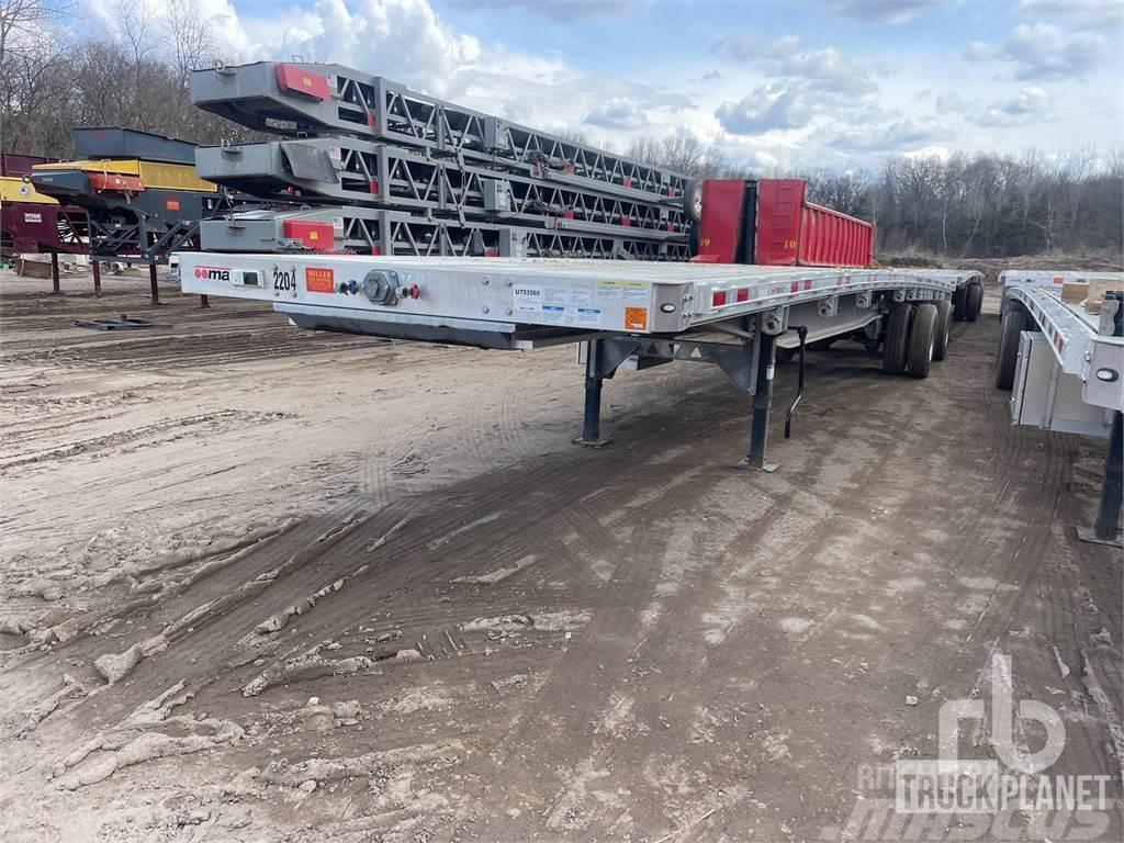 Manac 53 ft Flatbed/Dropside semi-trailers