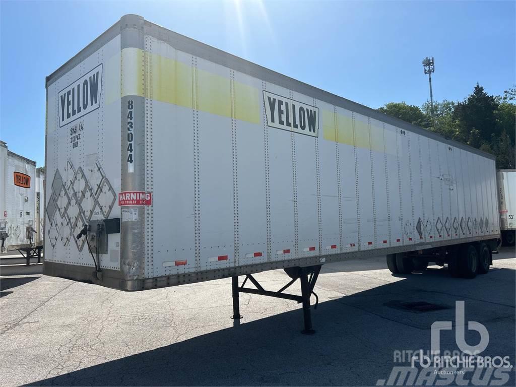 Wabash 48 ft x 102 in T/A Box body semi-trailers