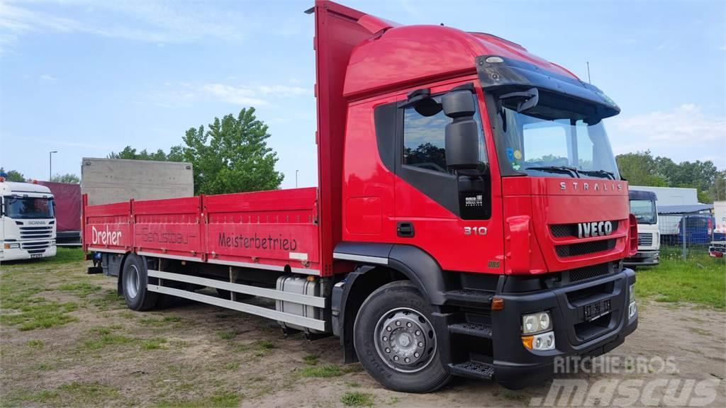 Iveco Stralis 310 Pritsche 8m + LBW Dautel 1500 kg Flatbed / Dropside trucks
