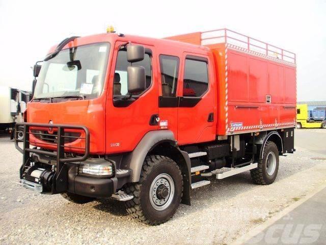 Renault MIDLUM 4x4 OFF ROAD DOKA FIRETRUCK CAMPER ! Chassis and suspension