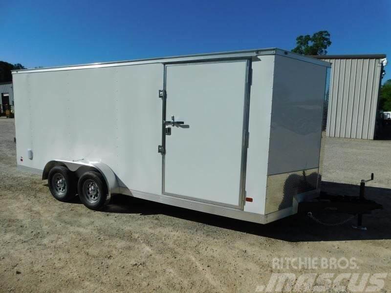  Covered Wagon Trailers 7x18 Vnose Cargo Other