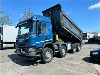 Scania P410 8X4 - STEEL SUSPENSION - BIG AXLES - ONLY 84.