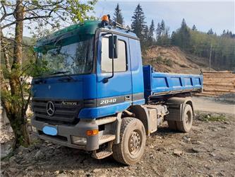 Mercedes-Benz ACTROS 2040 AS 4x4 tractor unit + tipper