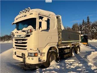 Scania R580 6x4 Plow rigged tipper