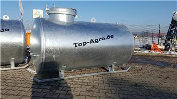 Top-Agro Water tank, 2000L, stationary + metal skids!