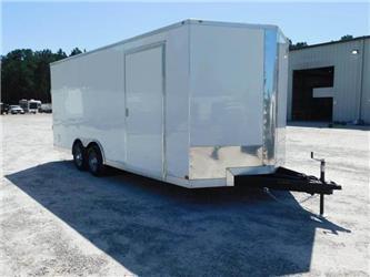  Covered Wagon Trailers Gold Series 8.5x20 Vnose wi