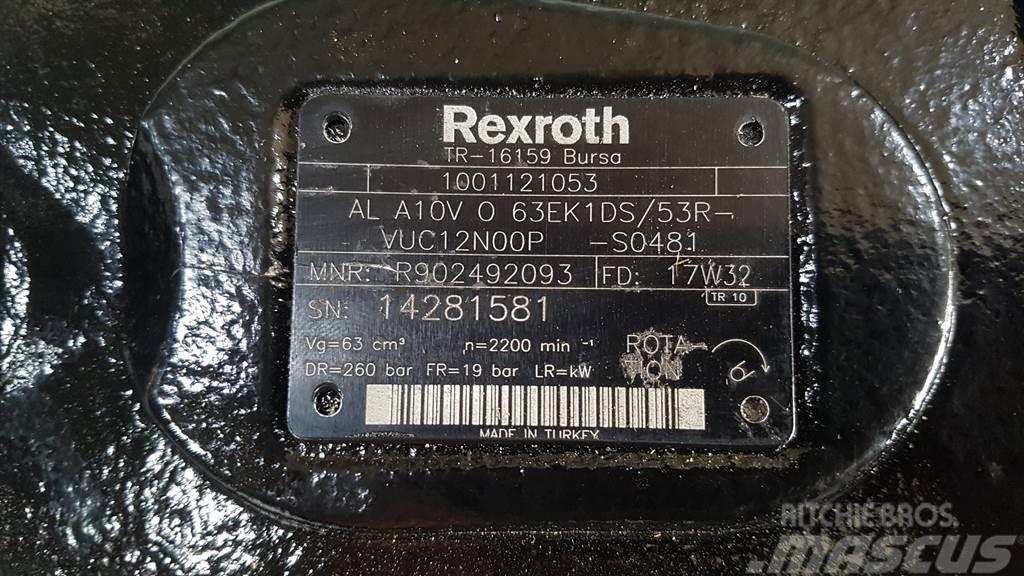 JLG 3006-Rexroth AL A10VO63EK1DS/53R-Load sensing pump Hydraulics