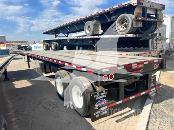 Fontaine VELOCITY STEEL FLATBED, AIR RIDE, WOOD DECK, SLIDI Flatbed/Dropside semi-trailers