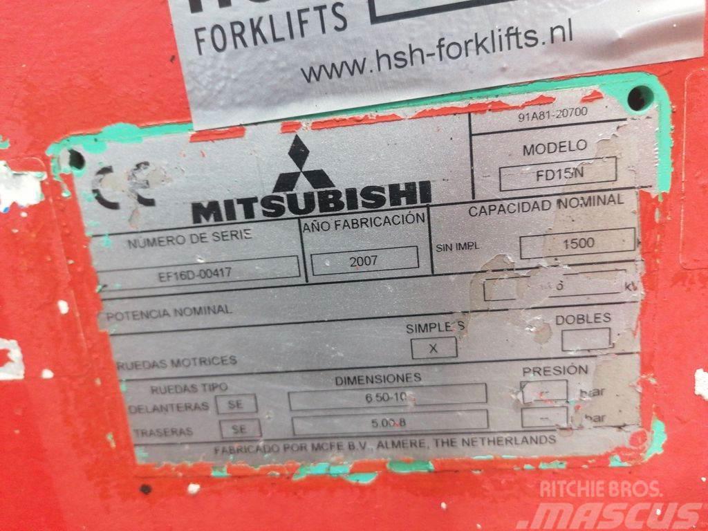 Mitsubishi FD15N Diesel trucks