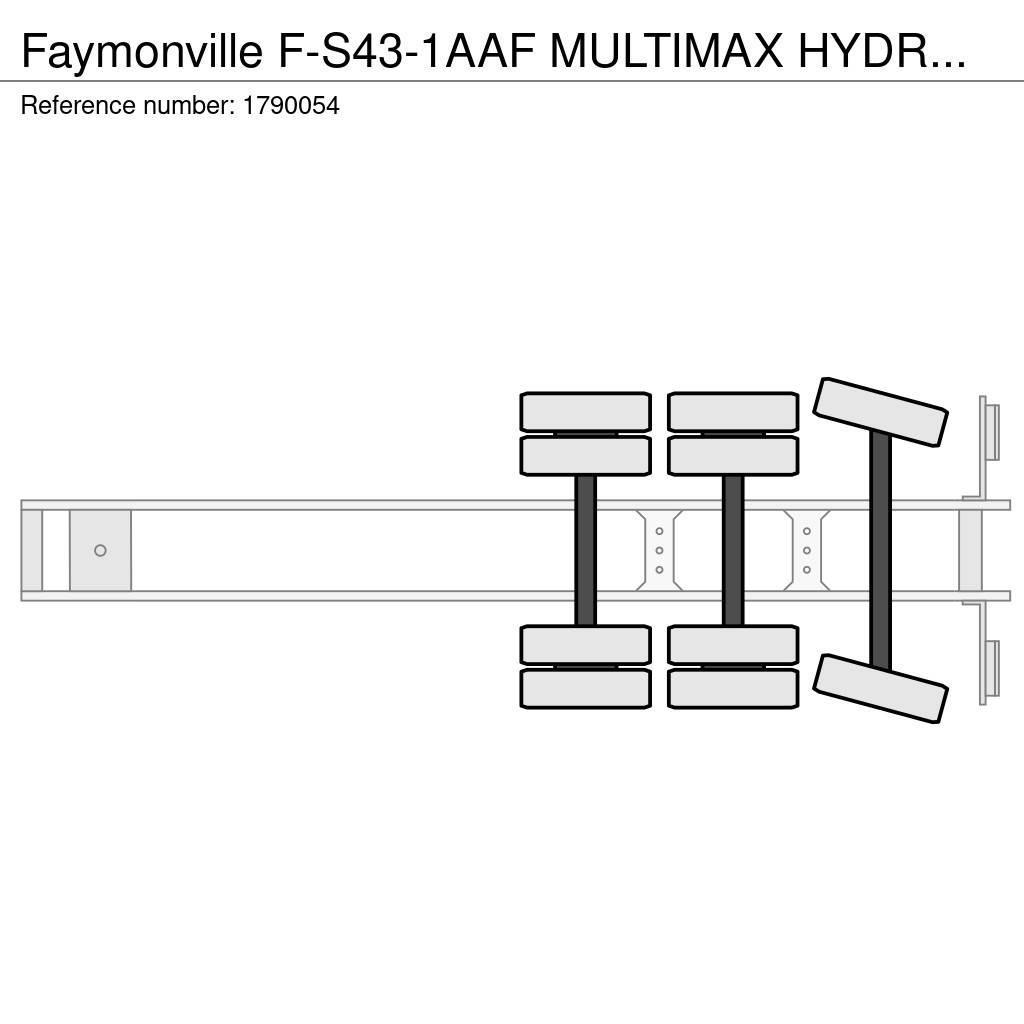 Faymonville F-S43-1AAF MULTIMAX HYDRAULIC ADJUSTABLE BED SEMI Low loader-semi-trailers