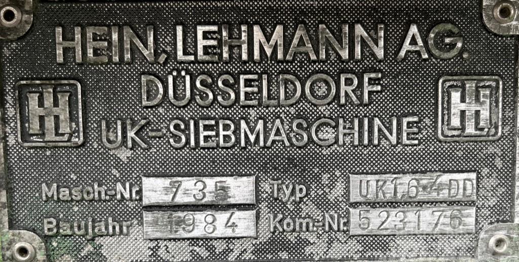  Hein Lehmann UK 1,6-4 DD Screeners