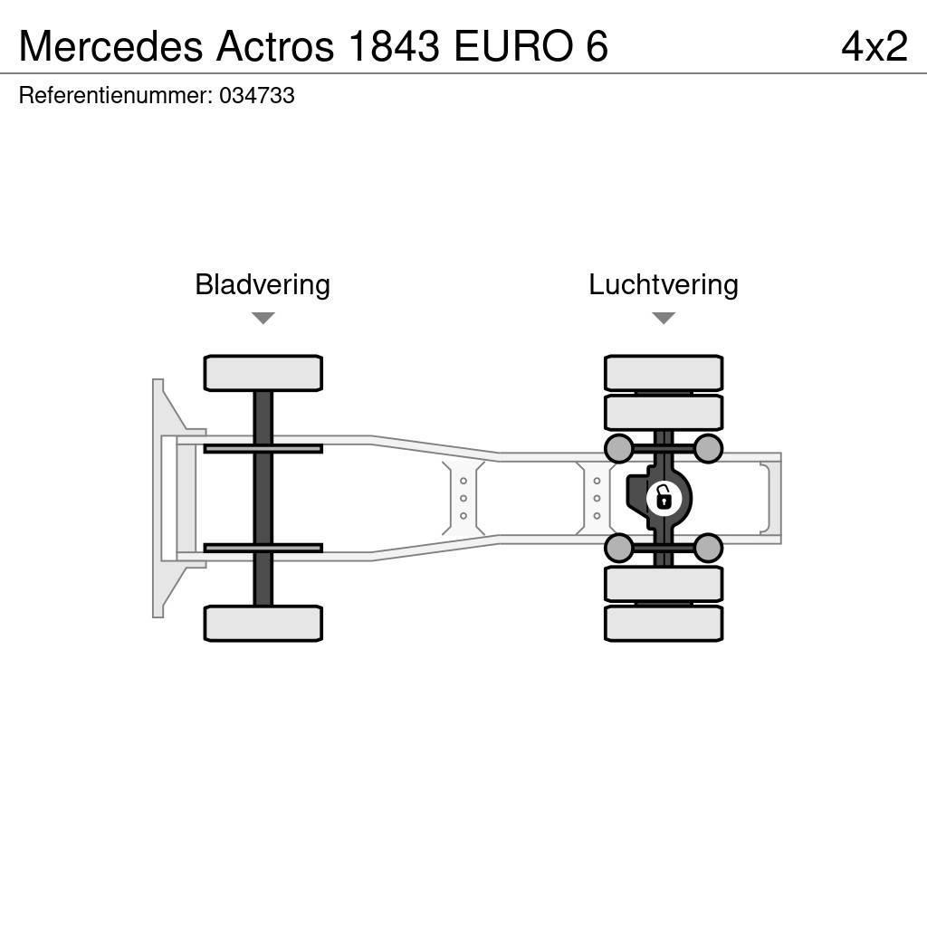 Mercedes-Benz Actros 1843 EURO 6 Tractor Units