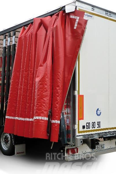 Fruehauf MaxiSpeed Hydraulisk överbyggnad Curtainsider semi-trailers