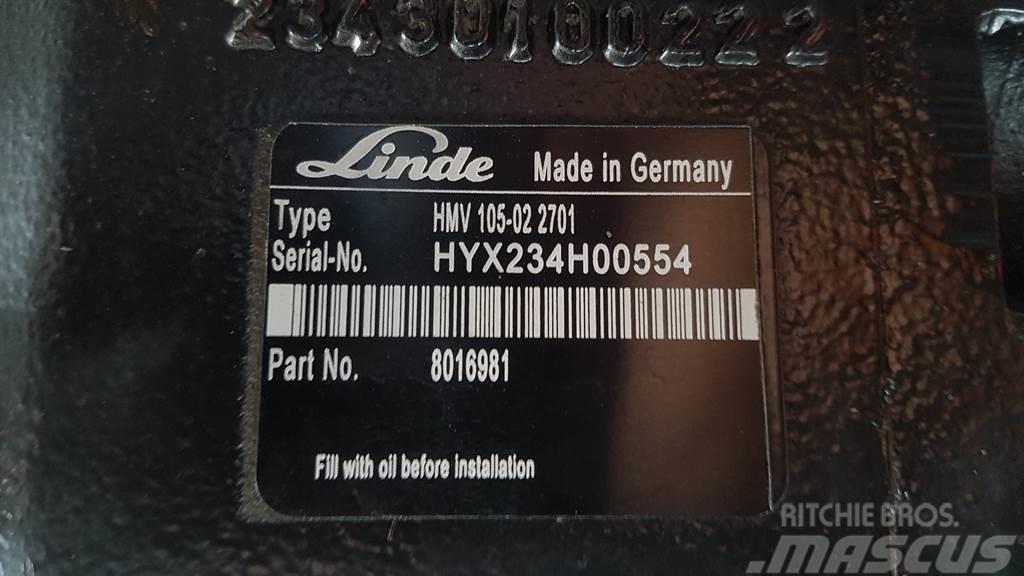 Linde HMV105-02 - Atlas 75S - Drive motor/Fahrmotor Hydraulics