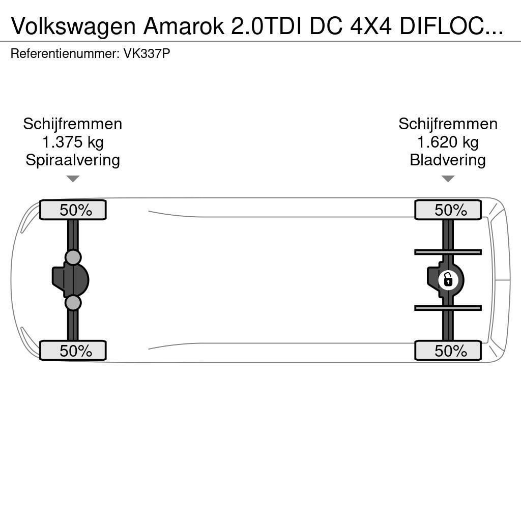 Volkswagen Amarok 2.0TDI DC 4X4 DIFLOCK origional 95 TKM Pick up/Dropside