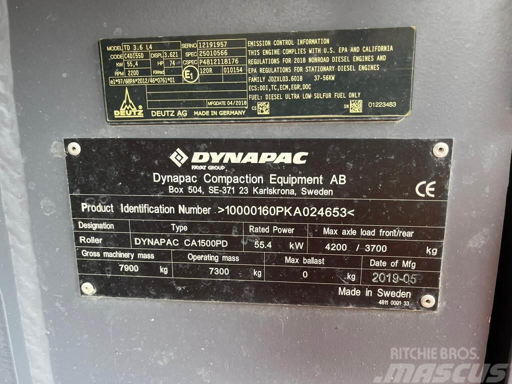 Dynapac CA1500PD Single drum rollers