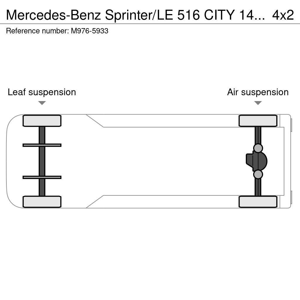 Mercedes-Benz Sprinter/LE 516 CITY 14 PCS AVAILABLE / PASSANGERS City buses
