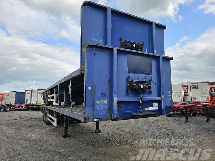 Pacton 3 AXLE FLATBED TRAILER BPW DRUM Flatbed/Dropside semi-trailers