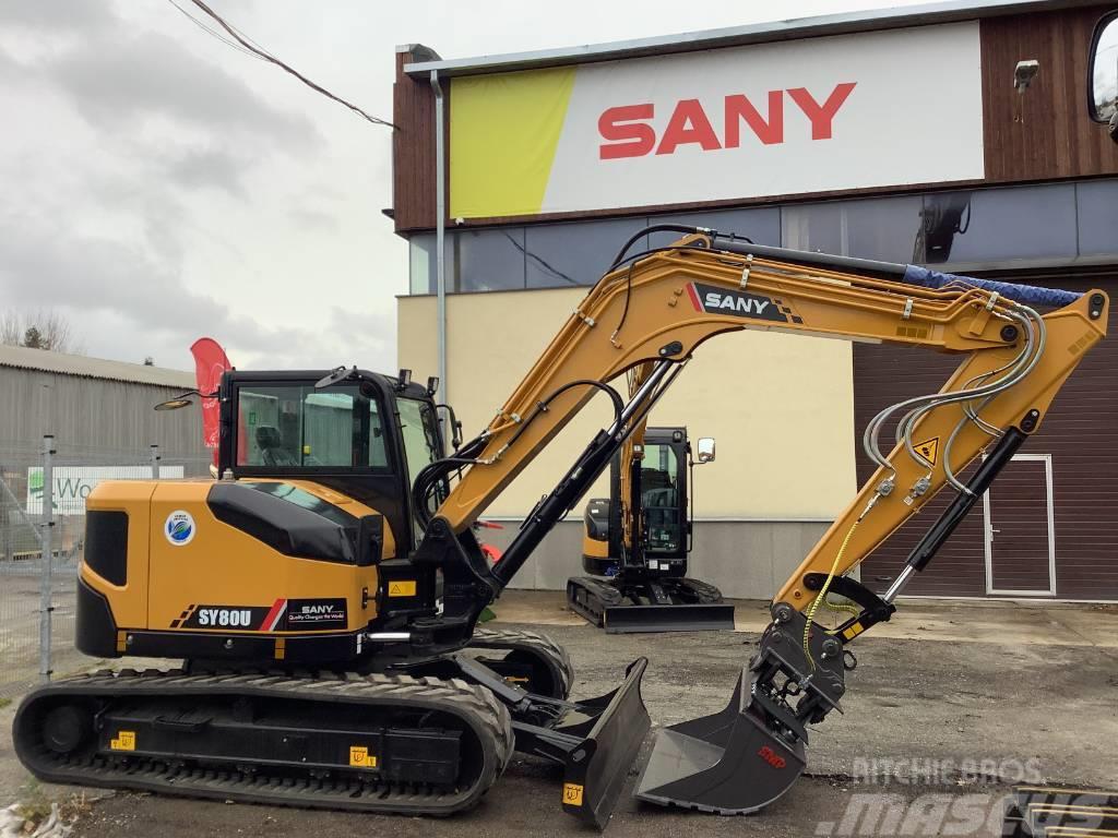 Sany SY80U Midi excavators  7t - 12t
