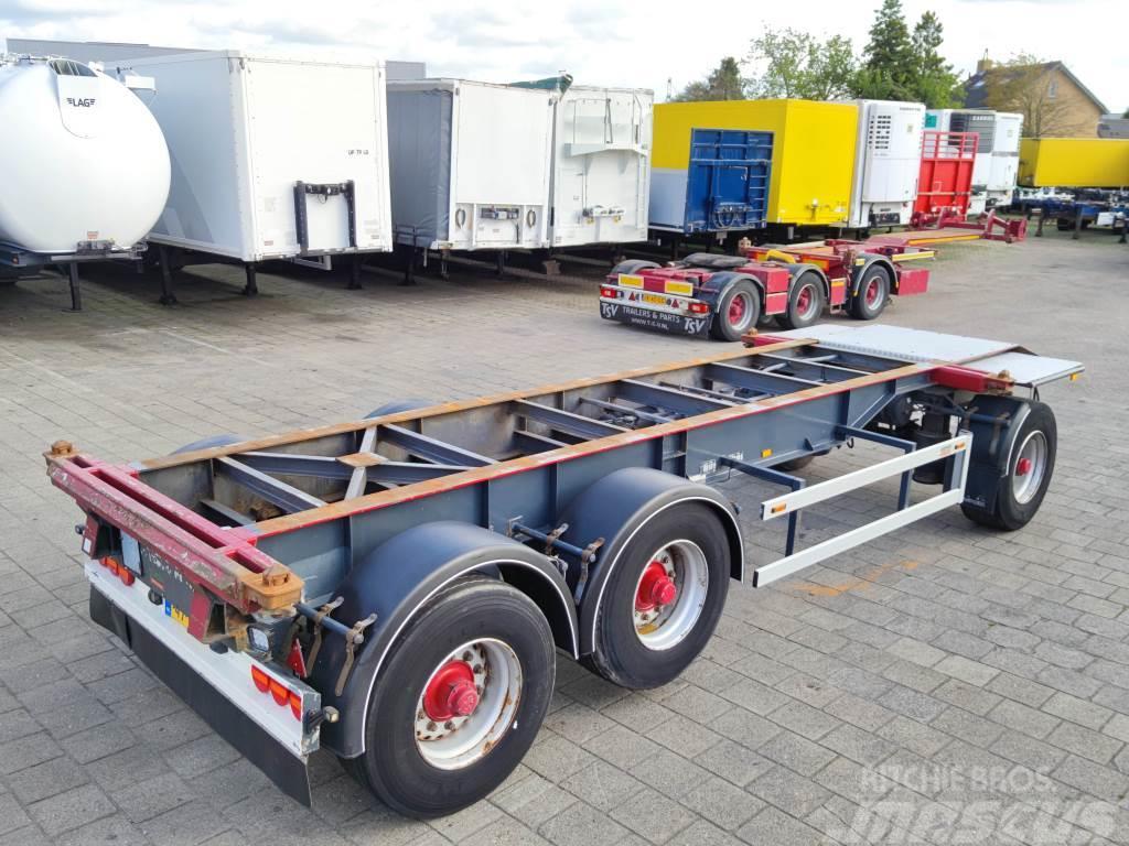  WUEST WU10-18CKA 3-Assen SAF - Trommelremmen - Sch Containerframe semi-trailers
