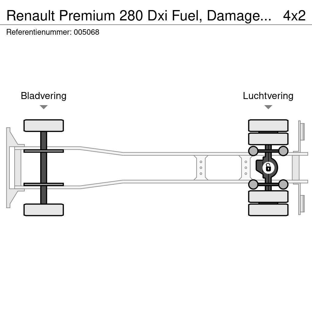 Renault Premium 280 Dxi Fuel, Damage Truck, 11.000 Liter Tanker trucks