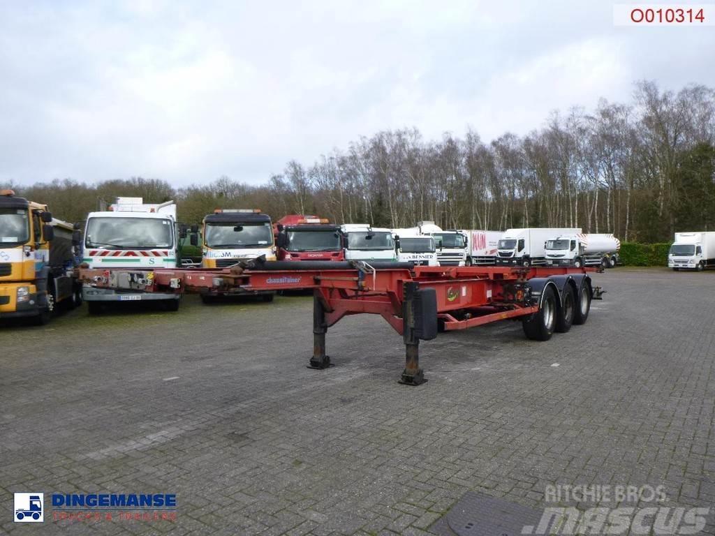 Asca 3-axle container trailer Containerframe semi-trailers