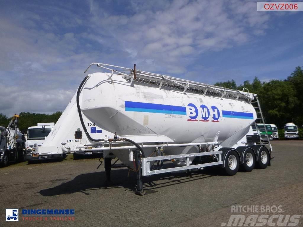 Zvvz Powder tank alu 40 m3 / 1 comp Tanker semi-trailers