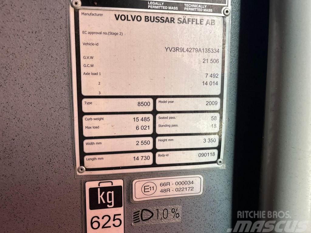 Volvo B12M 8500 6x2 58 SATS / 18 STANDING / EURO 5 City buses