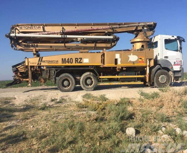 Betonstar 40M-5RZ Concrete pump trucks