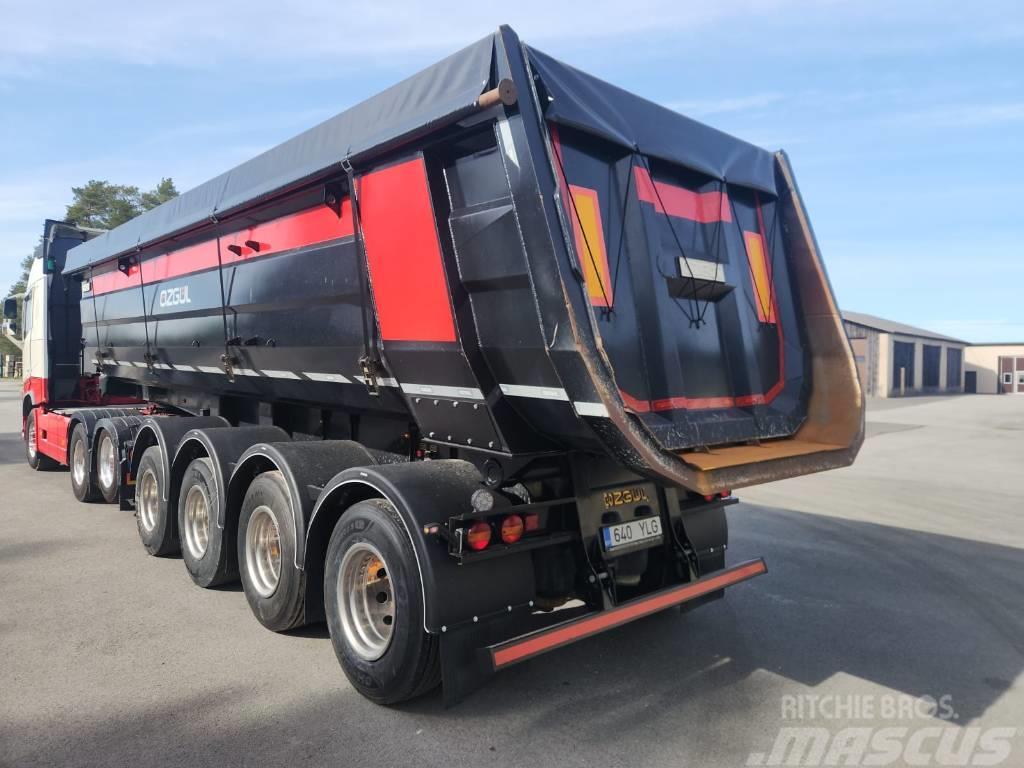  Özgül Trailer HS10 4axel double wheel 35cbm Tipper semi-trailers
