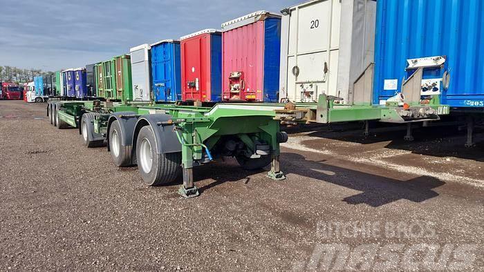  JTF TRAILERS 3A43T20-40 | 6 axle lzv combi 20 and Containerframe semi-trailers