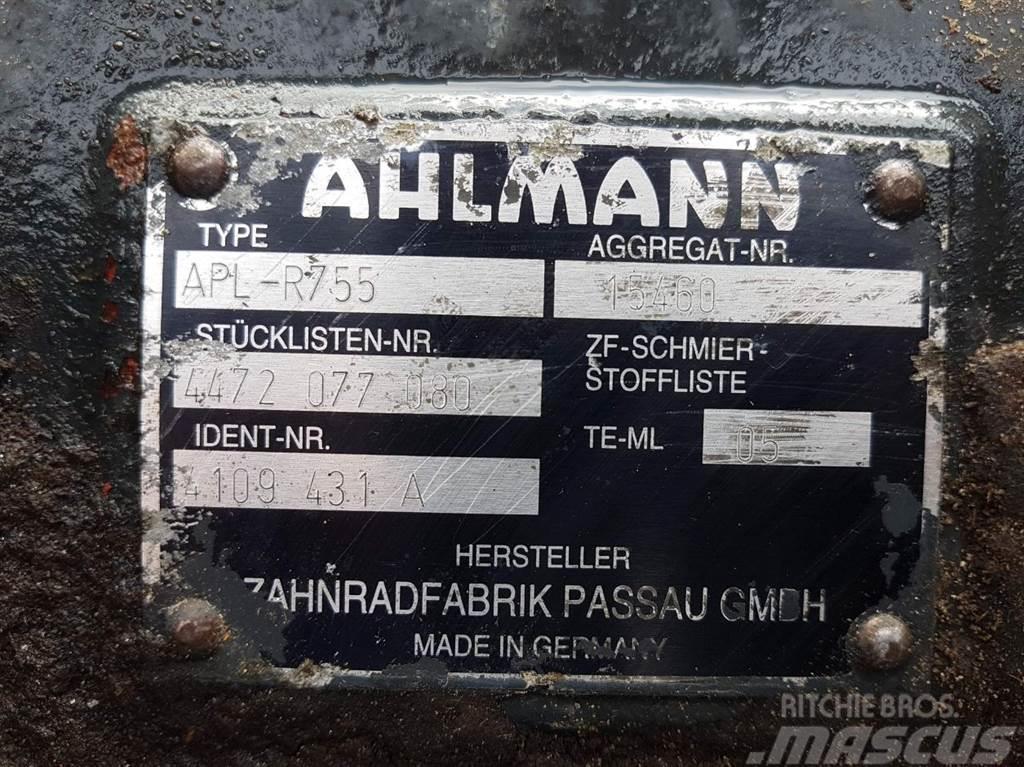 Ahlmann AZ14-ZF APL-R755-4472077080/4109431A-Axle/Achse/As Axles