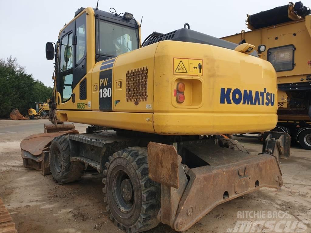 Komatsu PW180-7 Wheeled excavators