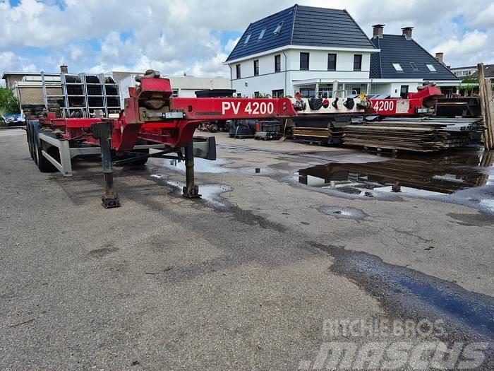 Krone SDC27ELTU5-2 | All connections | Rear extendible Containerframe semi-trailers